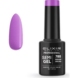 Elixir Semigel 785 Medium Orchid Ημιμόνιμο Βερνίκι Νυχιών 5ml