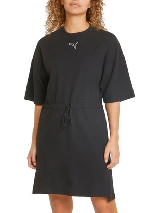 Puma Her Tee Mini Καλοκαιρινό Αθλητικό Φόρεμα Μαύρο 848401-01