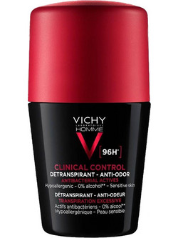 Vichy Clinical Control Homme Ανδρικό Αποσμητικό Roll On 96h 50ml