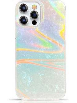 Θήκη κινητού Kingxbar Shell Series for iPhone 13 Pro Max pearl-blue