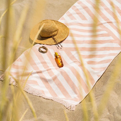 Gofis Home Summer Breeze Πετσέτα Θαλάσσης Μπεζ 80x160cm