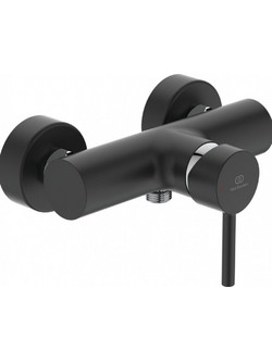 Ideal Standard Ceraline Μπαταρία Ντους Μαύρη BC200XG
