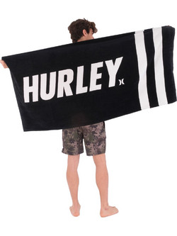 Hurley Πετσέτα Θαλάσσης Μαύρη 80x170cm HAUA1020-010