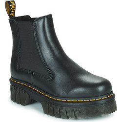 Dr. Martens Γυναικεία Μποτάκια Chelsea Δερμάτινα Μαύρα με Χοντρό Χαμηλό Τακούνι 27148001
