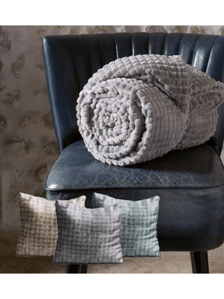 Amo la Casa Κουβέρτα Super Soft Flannel Υπέρδιπλη 200Χ250 - Cubotti Μπεζ