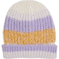 Vero moda 10272960 STRIPE BEANIE GOLDEN YELLOW/VIOLA