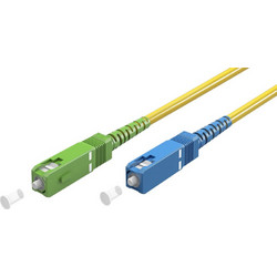 Goobay SC/APC-SC/UPC Καλώδιο Οπτικής Ίνας 0.5m Yellow