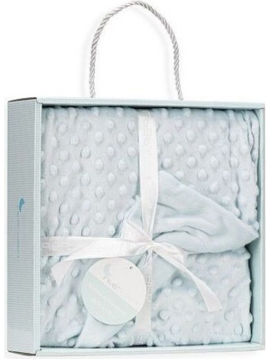 Interbaby Κουβέρτα Αγκαλιάς Fleece 80x110 Πράσινη Mint