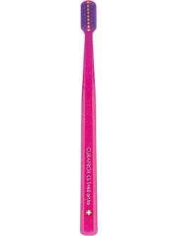 Curaprox CS 5460 Ortho Ultra Soft Οδοντόβουρτσα Φούξια Κίτρινη