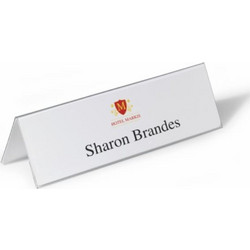 Durable Name Holder Θήκη Pvc Τύπου Λ105mm/210Χ297mm (Κουτί 25τμχ)