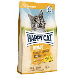 Happy Cat Minkas Adult Hairball Control with Poultry 4kg