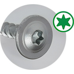 ΒΙΔΑ ΞΥΛΟΥ TORX ΑΣΗΜΙ ΜΕ ΡΟΔΕΛΑ 8x40mm HOBOCOAT T40 FISCO