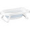 Lorelli Nordic 82cm Αντιολισθητικό Πτυσσόμενο Μπανάκι Μωρού Λευκό Γαλάζιο