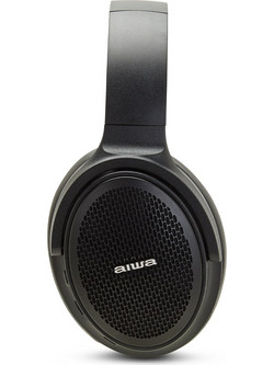 Aiwa HST-250BT Ασύρματα Bluetooth Ακουστικά Over Ear με Noise Canceling Μαύρα