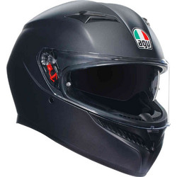 AGV K3 Matt Black Κράνος Μηχανής Full Face 1500gr