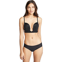 Natural Sexy Plunge Bra Σουτιέν για Βαθύ Ντεκολτέ Μαύρο