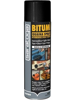 Saratoga Bitumi Μονωτικό Σπρέι Μαύρο 500ml 04-030-017