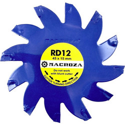 Macroza RD-12 45X15 χιλιοστά Ανταλλακτικό μαχαίρι κοπής για την φρέζα τοίχου Μ95