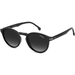 Carrera CA301/S 807/9O Ανδρικά Γυαλιά Ηλίου Στρογγυλά Μεταλλικά Μαύρα με Μαύρο Degradee Φακό