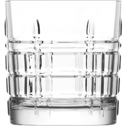 LAV Σετ Ποτήρια Ουίσκι Γυάλινα Brit 330ml 6τμχ LVBRT43033F
