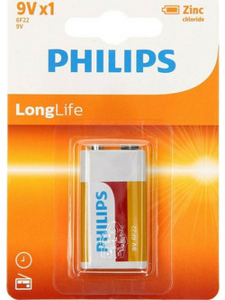 Philips LongLife Zinc Chloride 9V 1τμχ