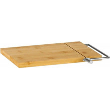Επιφάνεια Κοπής Τυριών Με Κόφτη AH-CC72104 27x17x1cm Natural Andrea House Bamboo