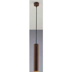 LUCE I-FLUKE-S BRO Κρεμαστό Φωτιστικό Οροφής Μονόφωτο GU10 Καφέ