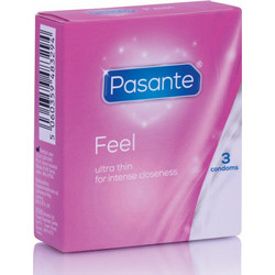 Pasante Sensitive Feel Προφυλακτικά Λεπτά με Λιπαντικό 3τμχ