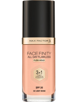 Max Factor Facefinity All Day Flawless 3 In 1 32 Light Beige Liquid Foundation 30ml