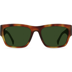 Raen Rufio Tortoise Αθλητικά Ανδρικά Γυαλιά Ηλίου Τετράγωνα Κοκάλινα Ταρταρούγα με Πράσινο Polarized Φακό