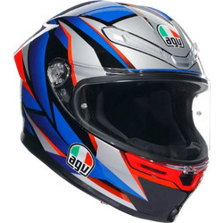 AGV K6 S Slashcut Black / Blue / Red Κράνος Μηχανής Full Face 1250gr