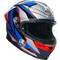 AGV K6 S Slashcut Black / Blue / Red Κράνος Μηχανής Full Face 1250gr AGV K6 S Slashcut Black / Blue / Red Κράνος Μηχανής Full Face 1250gr