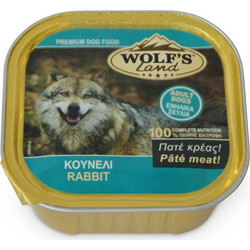 Wolf's Land Adult Pate with Rabbit 300gr