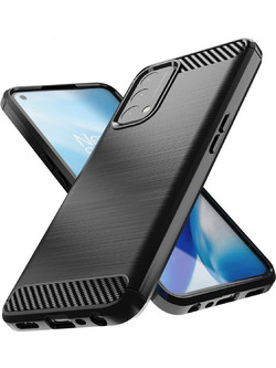 Hurtel Carbon Flexible Θήκη Σιλικόνης OnePlus Nord N200 5G Black