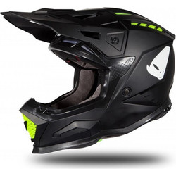 UFO Echus Matt Black Κράνος Μηχανής Motocross 1300gr