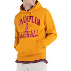 Franklin & Marshall Ανδρικό Φούτερ Fleece με Κουκούλα & Τσέπες Πορτοκαλί JM5010.000.2004P01-608