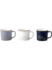 Κούπα Hello 574081 350ml Multi Bone China