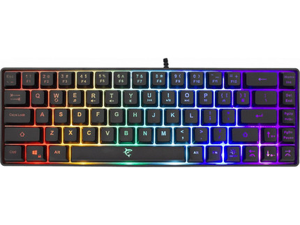 White Shark Ronin Gaming Πληκτρολόγιο 60% RGB Black