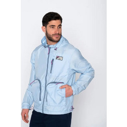 Fila Cuts Αθλητικό Ανδρικό Μπουφάν Χειμωνιάτικο Αντιανεμικό Γαλάζιο S22MW002-245