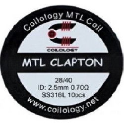 Coilology MTL Clapton Coil SS316L 0.7ohm 10τμχ