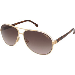 Carrera CA1051/S Y3R/HA Ανδρικά Γυαλιά Ηλίου Oversized Κοκάλινα Μεταλλικά Χρυσά με Καφέ Polarized Φακό