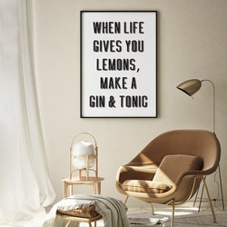 Gin-Tonic - Αφίσες - Poster - Walls