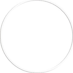 AMILA Χούλα-Χουπ HQ 70cm - Φ19mm - 280gr, Λευκό (98814)