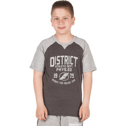 District75 Παιδικό T-Shirt Κοντομάνικο Ανθρακί 119KBSS-500