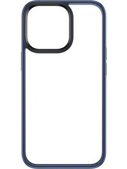 Θήκη iPhone 14 Plus ROCK Transparent Thin Frame Πλάτη από Premium TPU πλάτη μπλε
