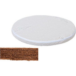 Ingvart Small Coco Round Στρώμα Κοκοφοίνικα Κούνιας 72x72cm