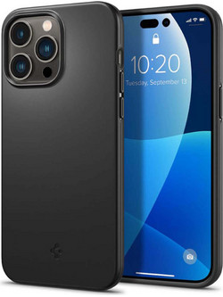 Spigen Thin Fit Back Cover Black (iPhone 14 Pro Max)