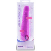 Seven Creations Mini Silicone Classic Slim Ρεαλιστικός Δονητής 16cm Ροζ
