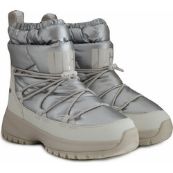 UGG Γυναικεία Μποτάκια Χιονιού Ασημί Αδιάβροχα 1137810-BSLVR