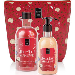Lavish Care Holly Jolly Apple Shower Gel 500ml + Body Cream 300ml